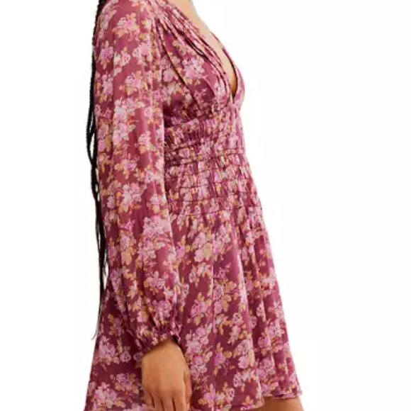 Free People Keep You Cotton Mini Dress Size Small - Picture 3 of 7